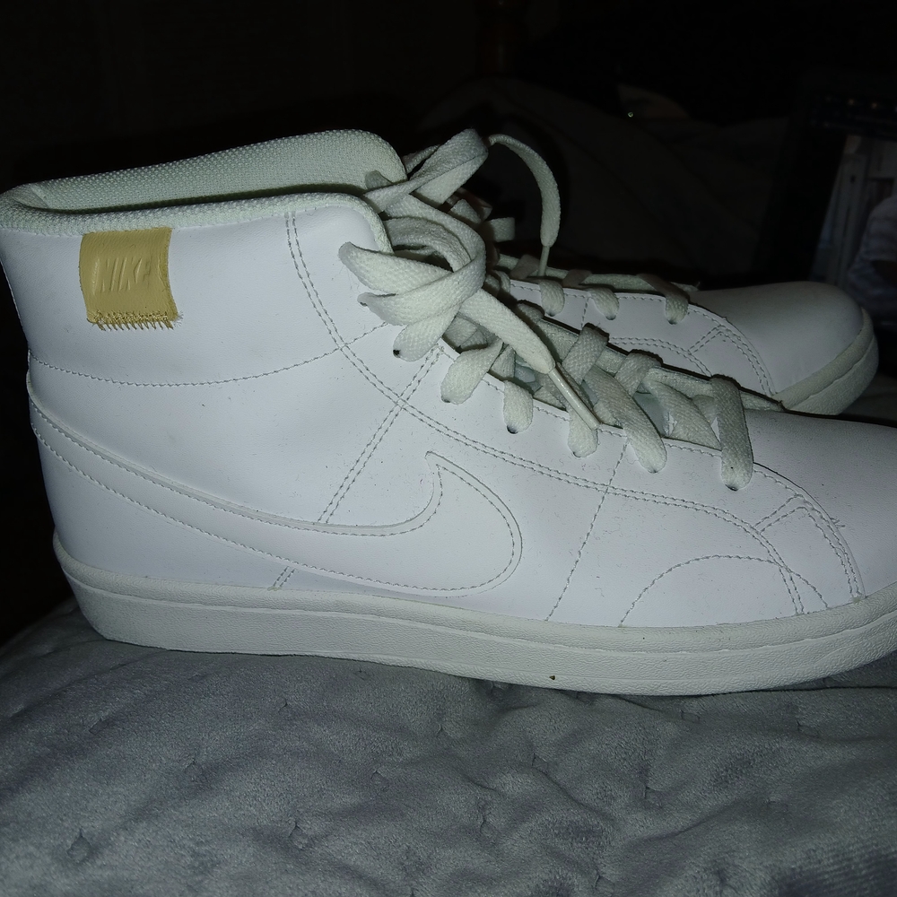 Nike White High-Top Sneakers